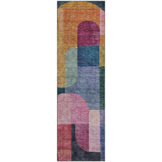 Piper Looms Mayfield Contemporary AMF1122 Green Machine Washable Area Rug Runner Main Image
