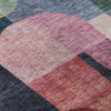 Piper Looms Mayfield Contemporary AMF1122 Green Machine Washable Area Rug Swatch Image
