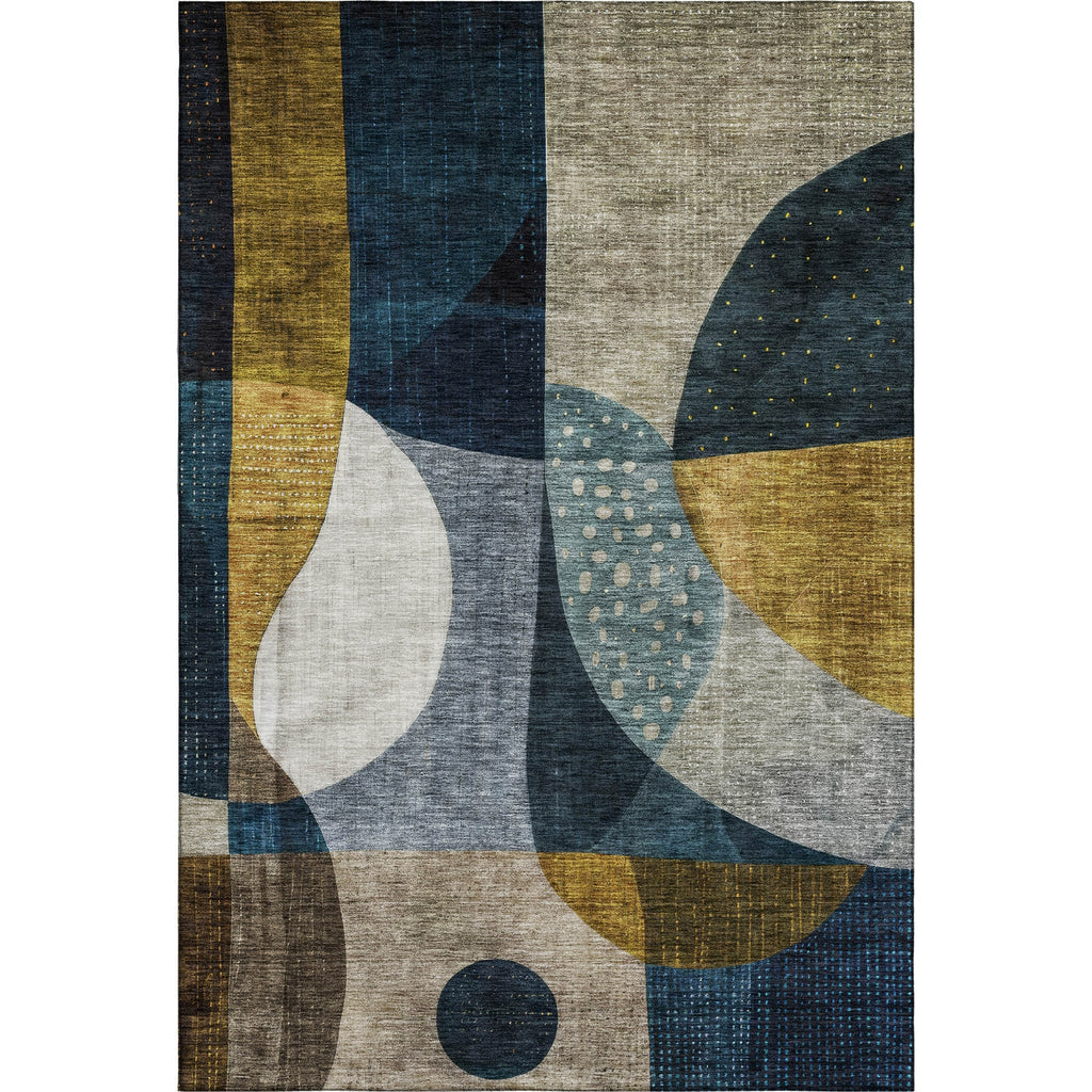 Piper Looms Mayfield Contemporary AMF1124 Blue Machine Washable Area Rug main image