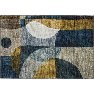Piper Looms Mayfield Contemporary AMF1124 Blue Machine Washable Area Rug Scatter Main Image