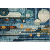Piper Looms Mayfield Geometric AMF1125 Blue Machine Washable Area Rug Scatter Main Image