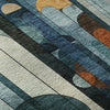 Piper Looms Mayfield Geometric AMF1125 Blue Machine Washable Area Rug Swatch Image