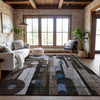 Piper Looms Mayfield Geometric AMF1125 Brown Machine Washable Area Rug Lifestyle Image Feature