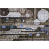 Piper Looms Mayfield Geometric AMF1125 Brown Machine Washable Area Rug Scatter Main Image