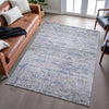 Piper Looms Mayfield Stripes AMF1127 Blue Machine Washable Area Rug Lifestyle Image Feature