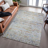 Piper Looms Mayfield Stripes AMF1127 Copper Machine Washable Area Rug Lifestyle Image Feature