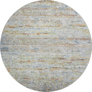 Piper Looms Mayfield Stripes AMF1127 Copper Machine Washable Area Rug Round Main Image