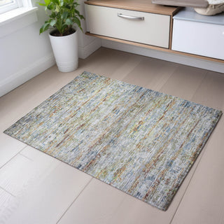 Piper Looms Mayfield Stripes AMF1127 Copper Machine Washable Area Rug Scatter Lifestyle Image Feature