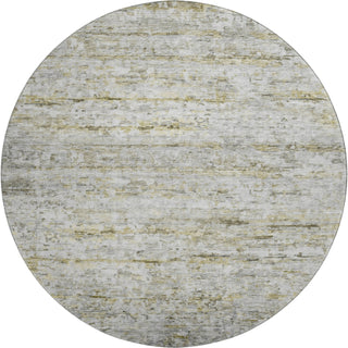 Piper Looms Mayfield Stripes AMF1127 Taupe Machine Washable Area Rug Round Main Image