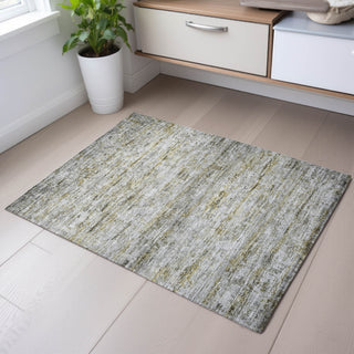 Piper Looms Mayfield Stripes AMF1127 Taupe Machine Washable Area Rug Scatter Lifestyle Image Feature