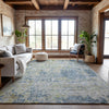Piper Looms Mayfield Modern AMF1128 Blue Machine Washable Area Rug Lifestyle Image Feature