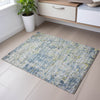 Piper Looms Mayfield Modern AMF1128 Blue Machine Washable Area Rug Scatter Lifestyle Image Feature