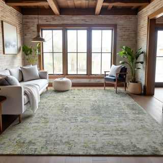 Piper Looms Mayfield Modern AMF1128 Sage Machine Washable Area Rug Lifestyle Image Feature
