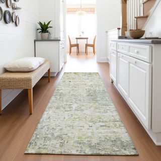 Piper Looms Mayfield Modern AMF1128 Sage Machine Washable Area Rug Runner Lifestyle Image Feature