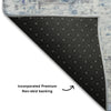 Piper Looms Mayfield Modern AMF1128 Sky Machine Washable Area Rug Backing Image