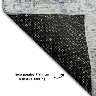 Piper Looms Mayfield Modern AMF1128 Sky Machine Washable Area Rug Backing Image