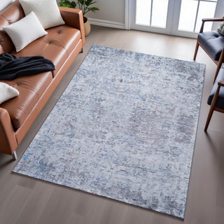Piper Looms Mayfield Modern AMF1128 Sky Machine Washable Area Rug Lifestyle Image Feature