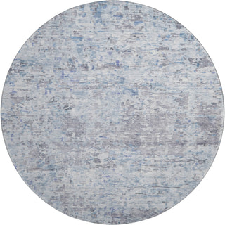 Piper Looms Mayfield Modern AMF1128 Sky Machine Washable Area Rug Round Main Image
