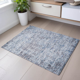 Piper Looms Mayfield Modern AMF1128 Sky Machine Washable Area Rug Scatter Lifestyle Image Feature