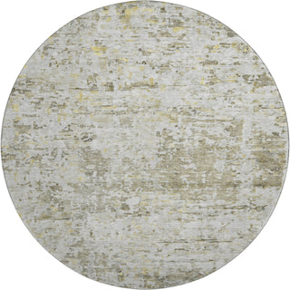 Piper Looms Mayfield Modern AMF1128 Taupe Machine Washable Area Rug Round Main Image