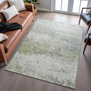 Piper Looms Mayfield Modern AMF1129 Aloe Machine Washable Area Rug Lifestyle Image Feature