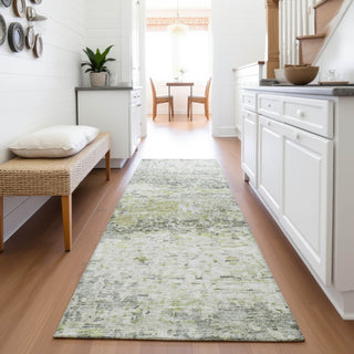 Piper Looms Mayfield Modern AMF1129 Aloe Machine Washable Area Rug Runner Lifestyle Image Feature