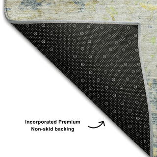 Piper Looms Mayfield Modern AMF1129 Blue Machine Washable Area Rug Backing Image