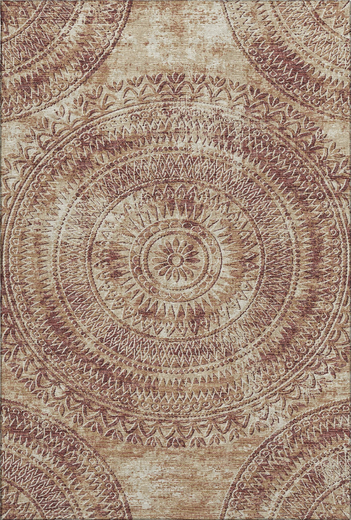 Piper Looms Mayfield Medallion AMF113 Canyon Machine Washable Area Rug main image