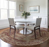 Piper Looms Mayfield Medallion AMF113 Canyon Machine Washable Area Rug Round Lifestyle Image Feature