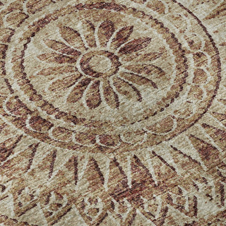 Piper Looms Mayfield Medallion AMF113 Canyon Machine Washable Area Rug Swatch Image
