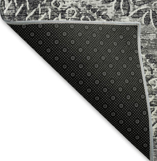 Piper Looms Mayfield Medallion AMF113 Gray Machine Washable Area Rug Backing Image