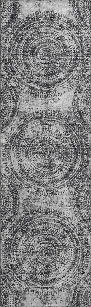 Piper Looms Mayfield Medallion AMF113 Gray Machine Washable Area Rug Runner Main Image