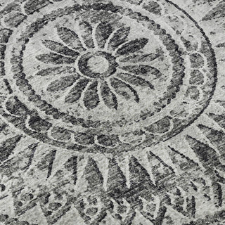 Piper Looms Mayfield Medallion AMF113 Gray Machine Washable Area Rug Swatch Image