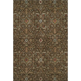 Piper Looms Mayfield Global AMF1130 Chocolate Machine Washable Area Rug main image