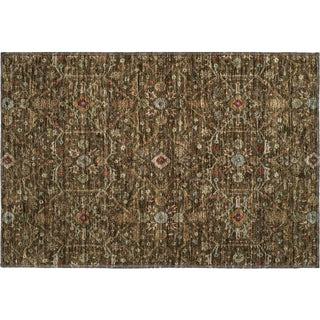 Piper Looms Mayfield Global AMF1130 Chocolate Machine Washable Area Rug Scatter Main Image