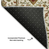 Piper Looms Mayfield Global AMF1130 Ivory Machine Washable Area Rug Backing Image