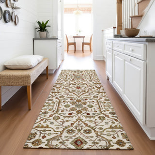 Piper Looms Mayfield Global AMF1130 Ivory Machine Washable Area Rug Runner Lifestyle Image Feature