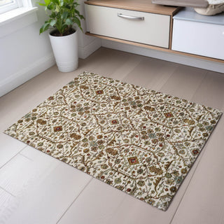 Piper Looms Mayfield Global AMF1130 Ivory Machine Washable Area Rug Scatter Lifestyle Image Feature