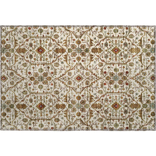 Piper Looms Mayfield Global AMF1130 Ivory Machine Washable Area Rug Scatter Main Image