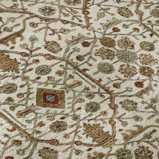 Piper Looms Mayfield Global AMF1130 Ivory Machine Washable Area Rug Swatch Image