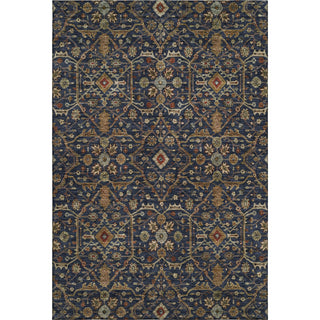 Piper Looms Mayfield Global AMF1130 Navy Machine Washable Area Rug main image