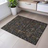 Piper Looms Mayfield Global AMF1130 Navy Machine Washable Area Rug Scatter Lifestyle Image Feature