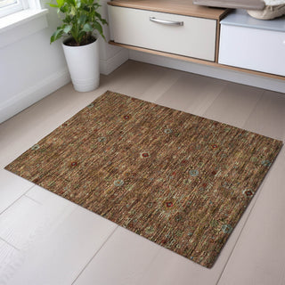 Piper Looms Mayfield Global AMF1130 Paprika Machine Washable Area Rug Scatter Lifestyle Image Feature