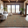 Piper Looms Mayfield Global AMF1131 Coral Machine Washable Area Rug Lifestyle Image Feature