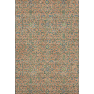 Piper Looms Mayfield Global AMF1131 Coral Machine Washable Area Rug main image