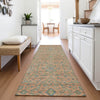 Piper Looms Mayfield Global AMF1131 Coral Machine Washable Area Rug Runner Lifestyle Image Feature