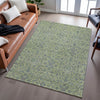 Piper Looms Mayfield Global AMF1131 Lime Machine Washable Area Rug Lifestyle Image Feature
