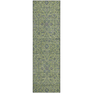 Piper Looms Mayfield Global AMF1131 Lime Machine Washable Area Rug Runner Main Image