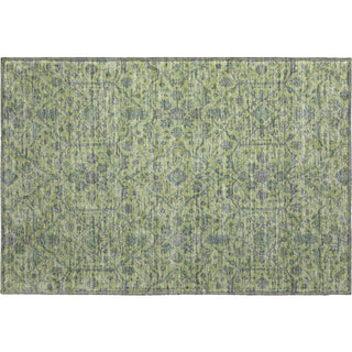 Piper Looms Mayfield Global AMF1131 Lime Machine Washable Area Rug Scatter Main Image