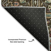 Piper Looms Mayfield Global AMF1132 Chocolate Machine Washable Area Rug Backing Image